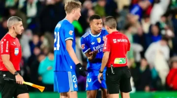 تصعيد صادم مبابي يوجه سبابًا للحكم في مباراة ريال مدريد وفالنسيا